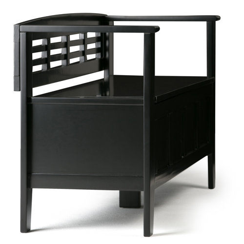 Glossop Wood Flip Top Storage Bench Glossop Wood Storage Bench & Reviews | Birch Lane
